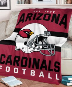 Mockup Blanket 1 BLK0101 Arizona Cardinals NFL Football Team Helmet Blanket