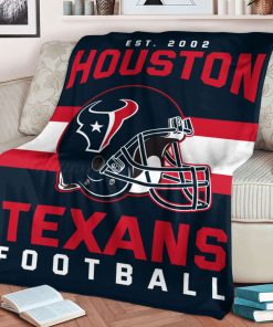 Mockup Blanket 1 BLK0113 Houston Texans NFL Football Team Helmet Blanket
