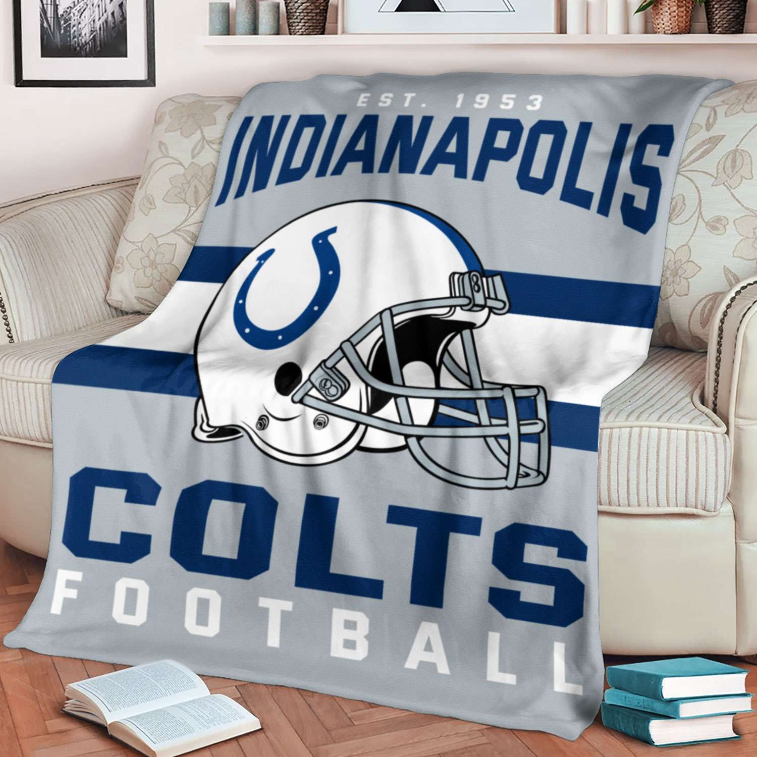 Indianapolis Colts est 1953 go Colts Indianapolis Vintage Football