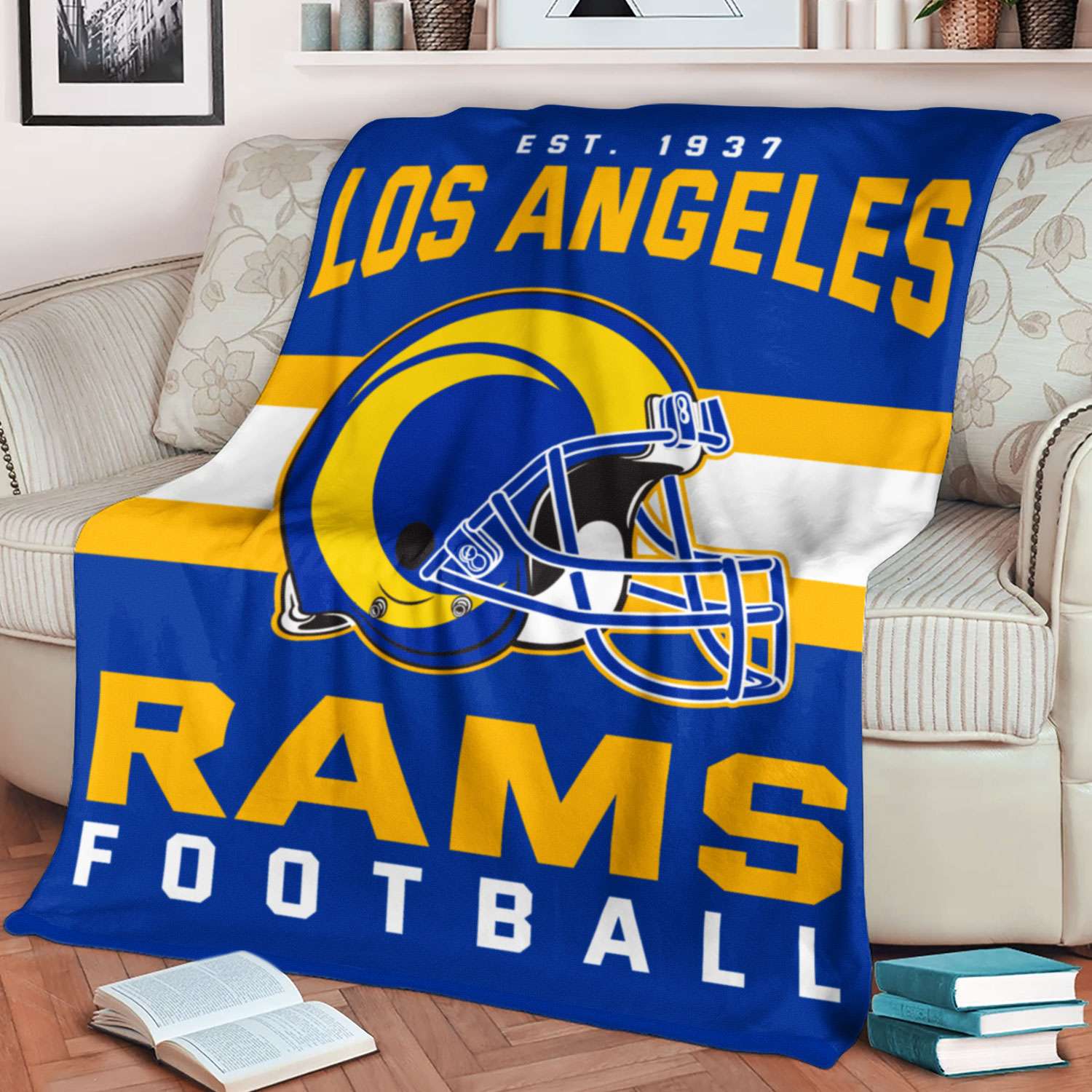 Los Angeles Rams Helmet Mouse Pad