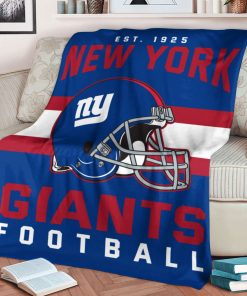 Mockup Blanket 1 BLK0124 New York Giants NFL Football Team Helmet Blanket
