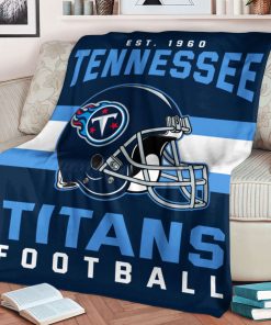 Mockup Blanket 1 BLK0131 Tennessee Titans NFL Football Team Helmet Blanket