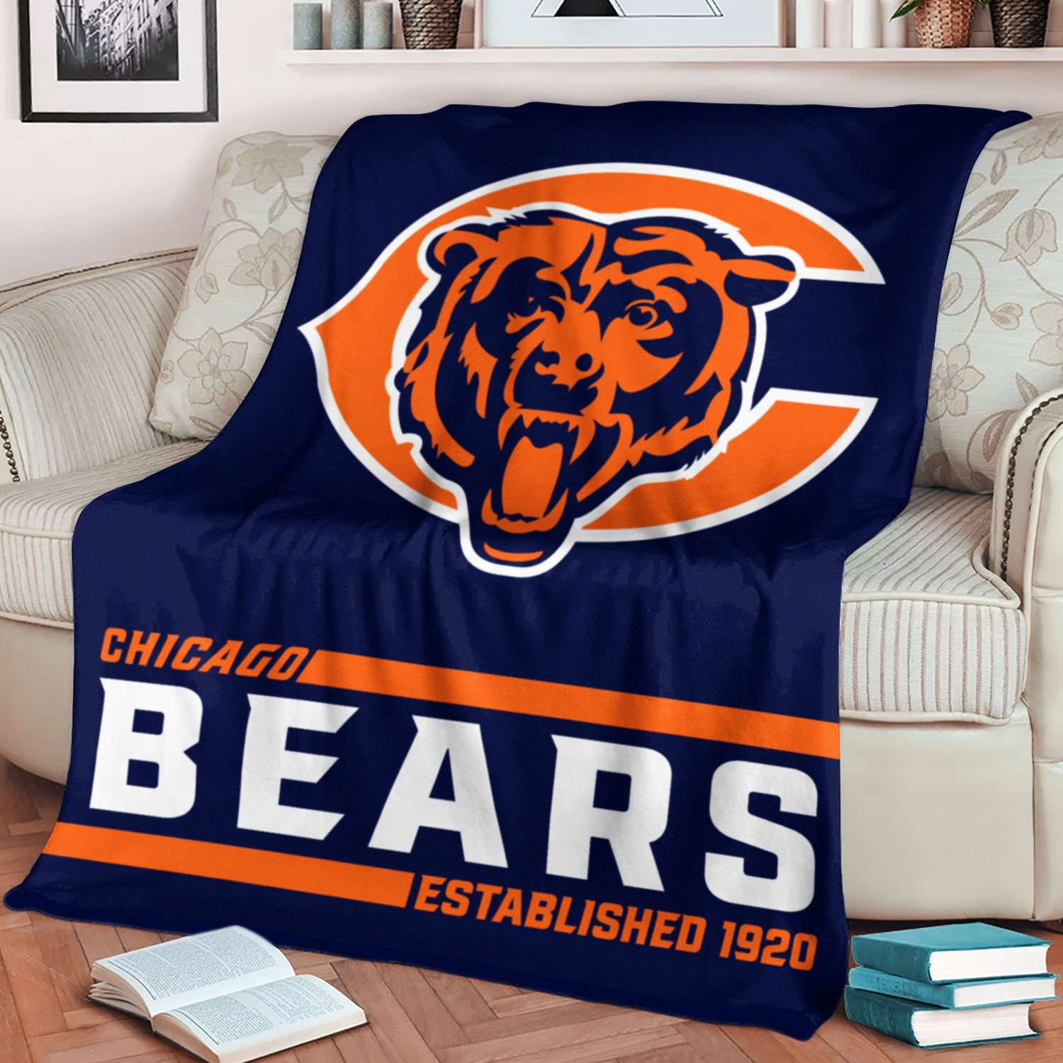 Chicago Bears Sweatshirt Blanket – Logo Brands