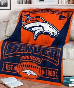Mockup Blanket 1 BLK0310 Denver Broncos Vintage The Duke Est Blanket
