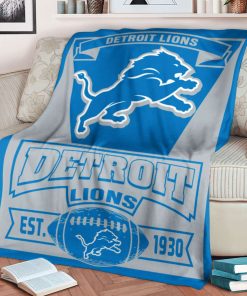 Mockup Blanket 1 BLK0311 Detroit Lions Vintage The Duke Est Blanket