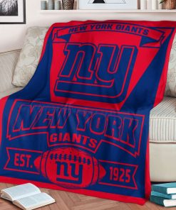 Mockup Blanket 1 BLK0324 New York Giants Vintage The Duke Est Blanket