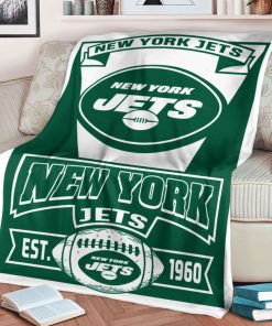 Mockup Blanket 1 BLK0325 New York Jets Vintage The Duke Est Blanket