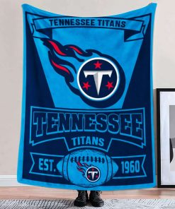 Mockup Blanket 2 BLK0331 Tennessee Titans Vintage The Duke Est Blanket