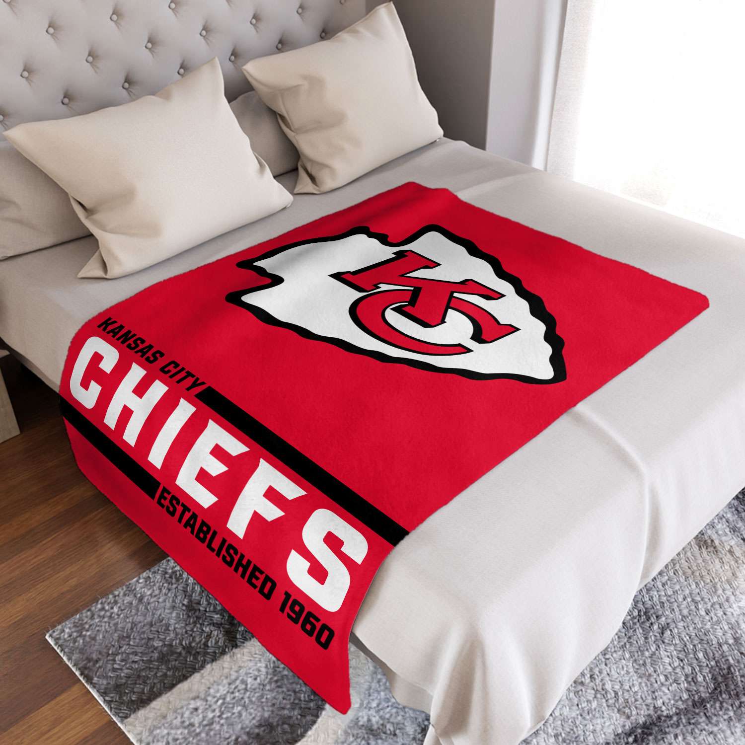 Kansas City Chiefs Blankets, Chiefs Throws, Comforters, Chiefs Plush  Blankets