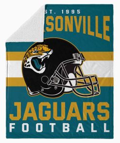 Jacksonville Jaguars NFL Football Team Helmet Blanket - Cruel Ball