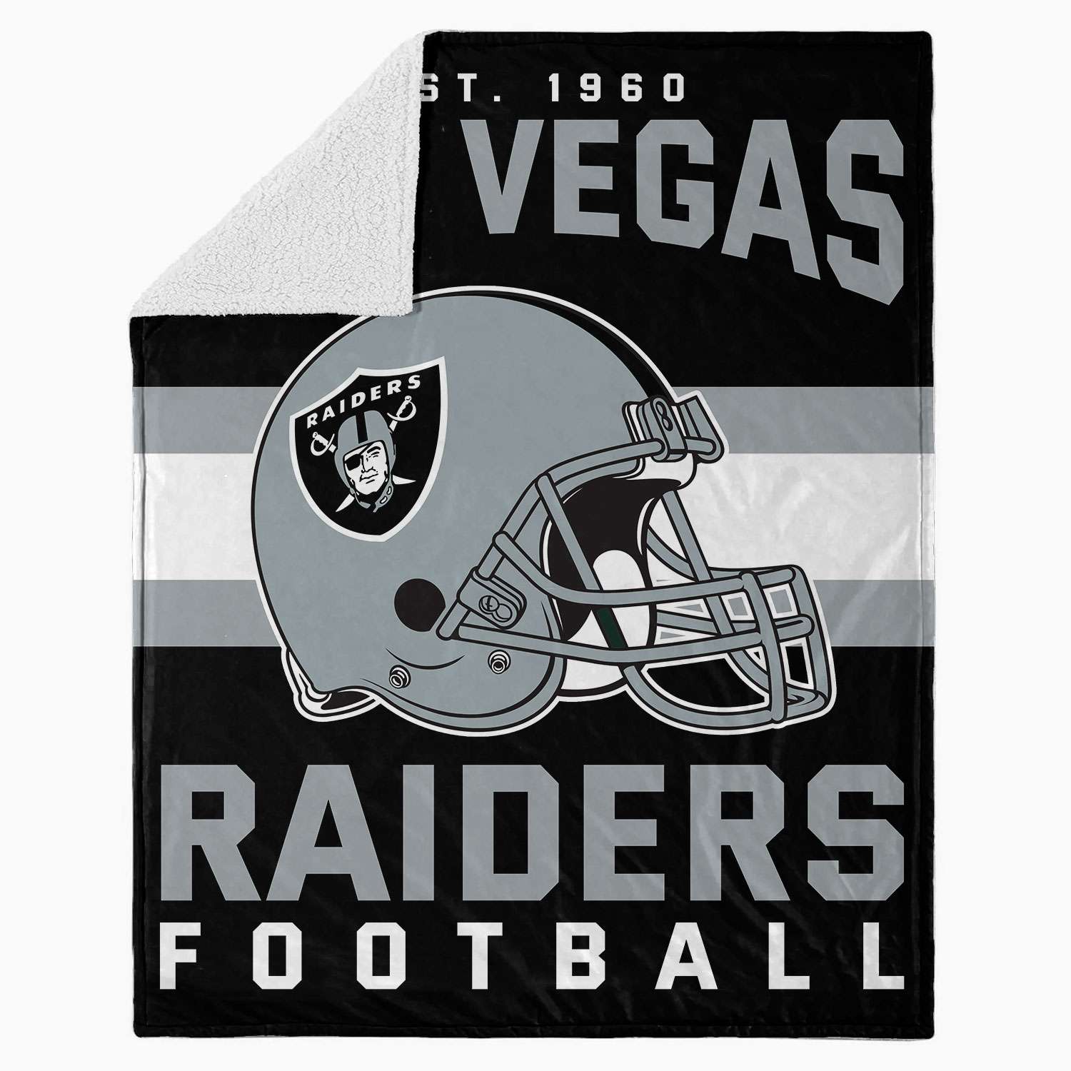 Las Vegas Raiders Established Logo Blanket - Cruel Ball