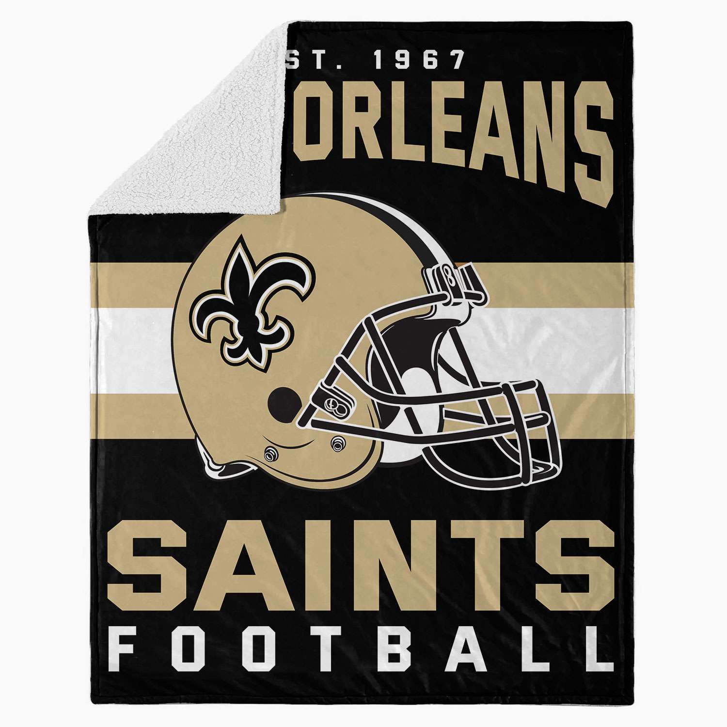 New Orleans Saints Official NFL Football Team Helmet Logo Poster