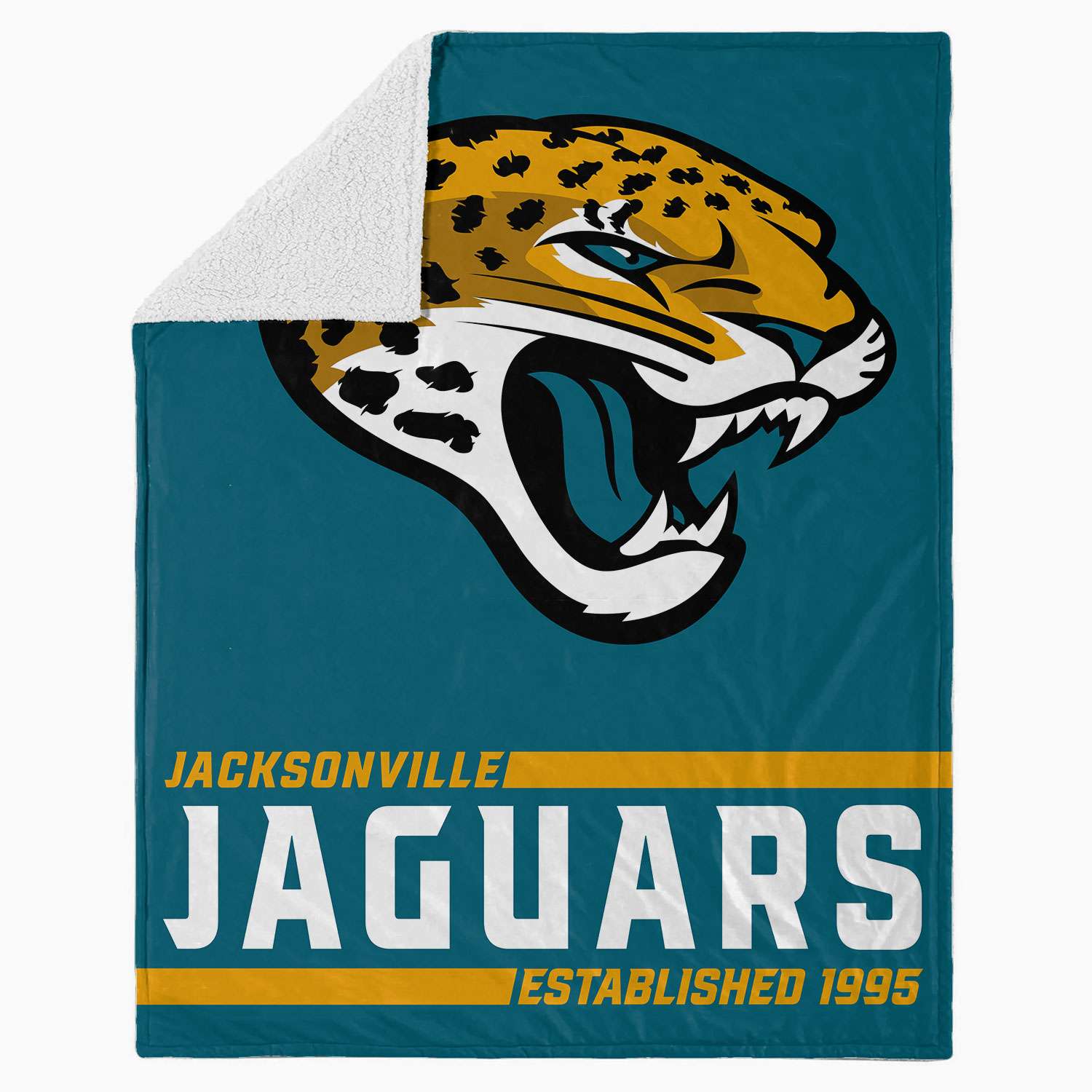 Jacksonville Jaguars Established Logo Blanket Cruel Ball