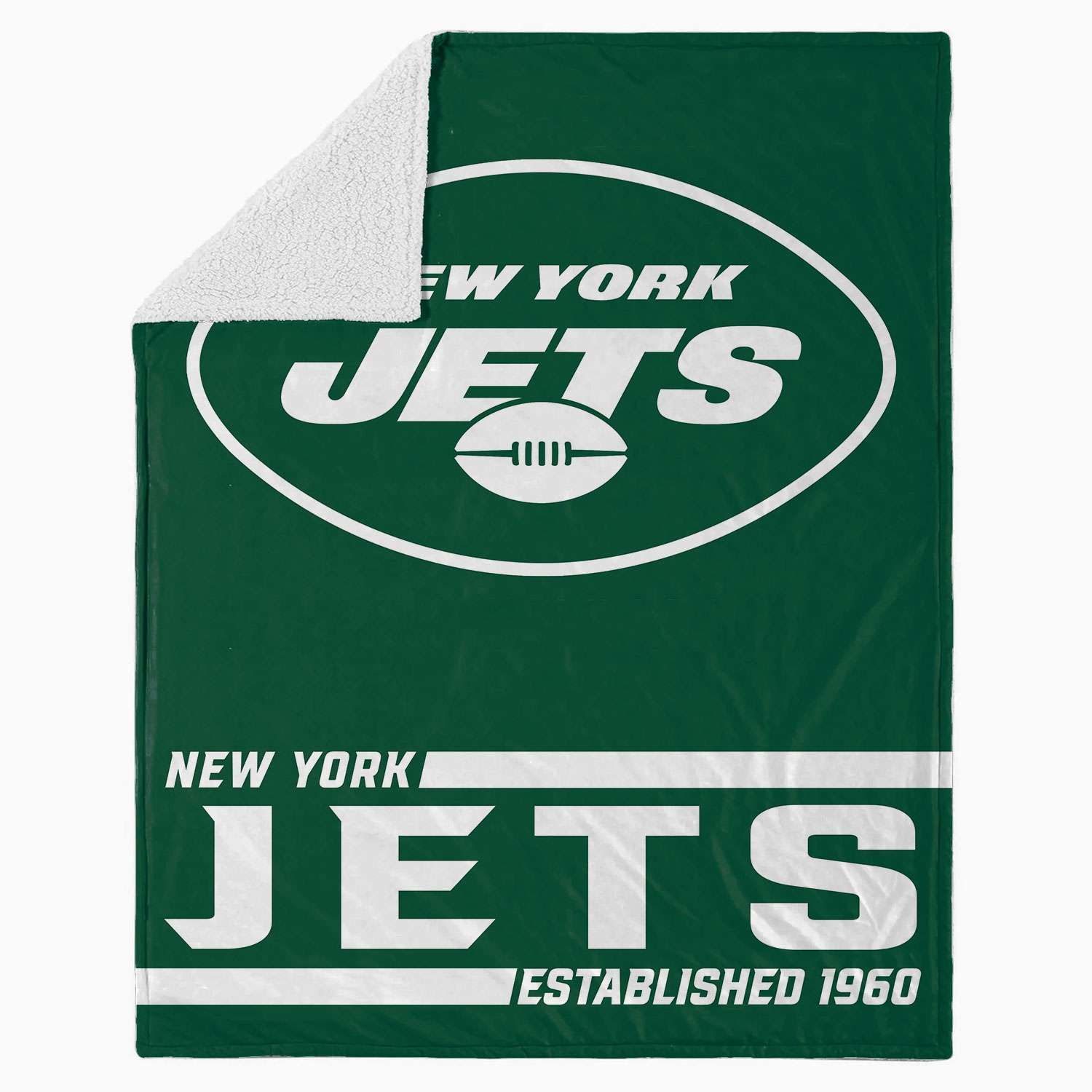 New York Jets Established Logo Blanket New York Jets Established Logo Blanket