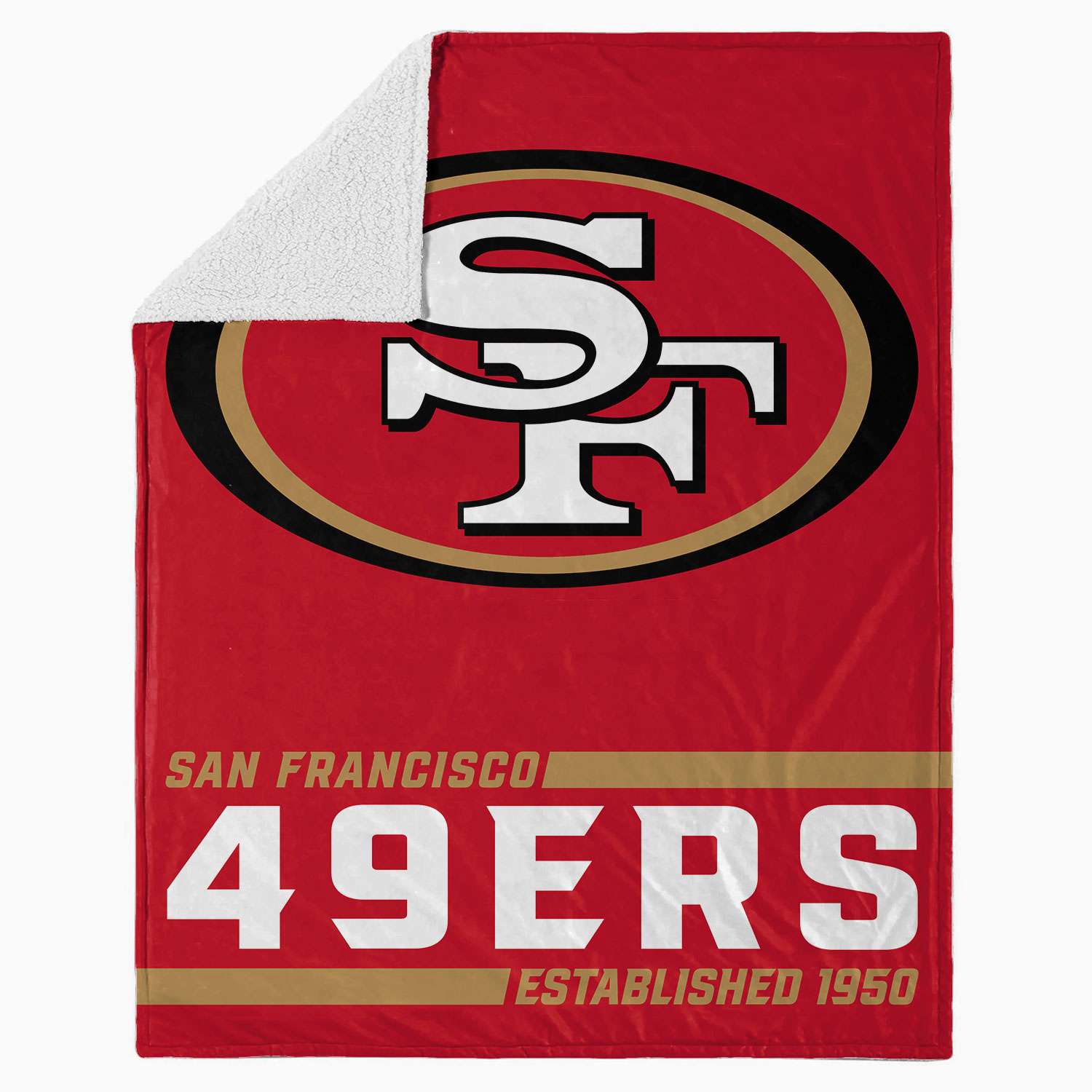 Niners Blanket Football Helmet Logo Est 1946 San Francisco 49ers Gift -  Personalized Gifts: Family, Sports, Occasions, Trending