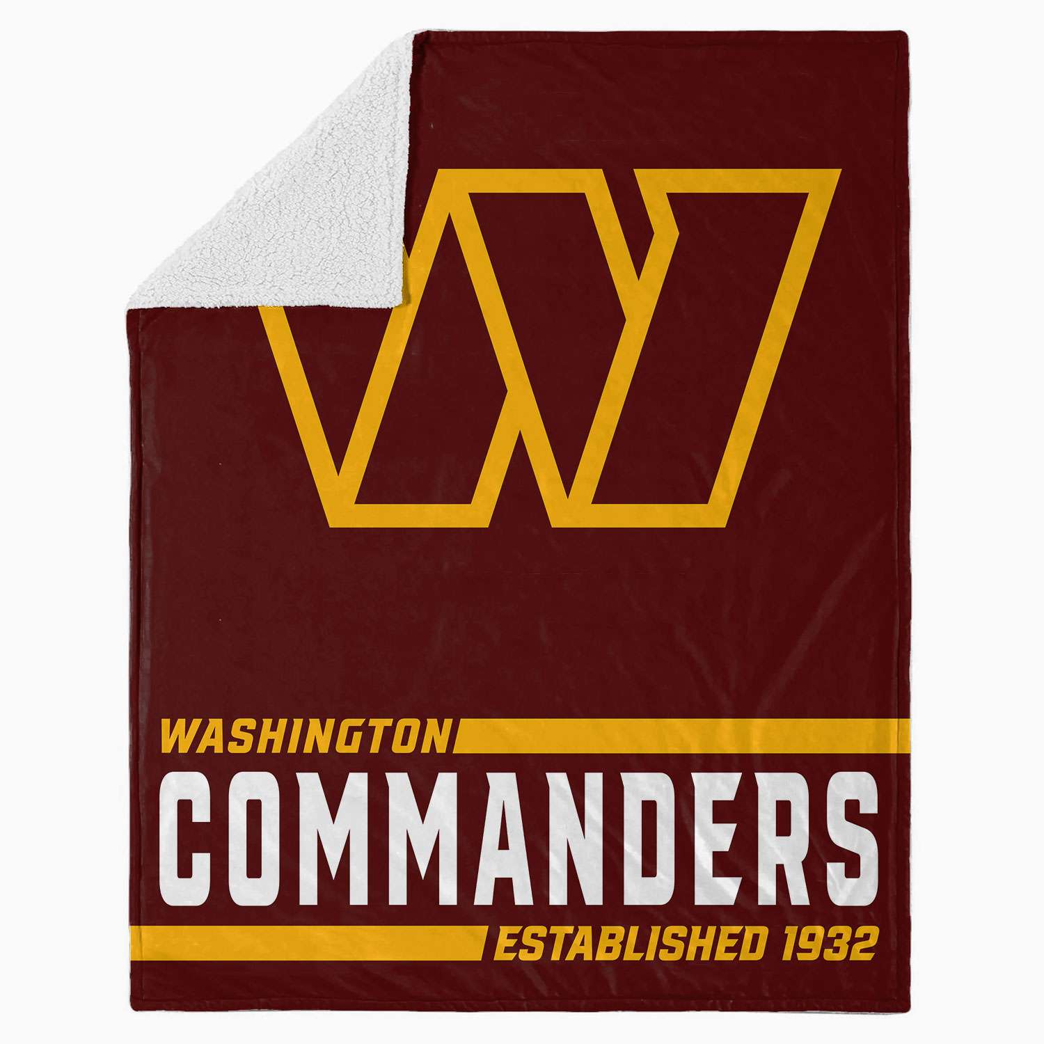 Washington Commanders Established Logo Blanket