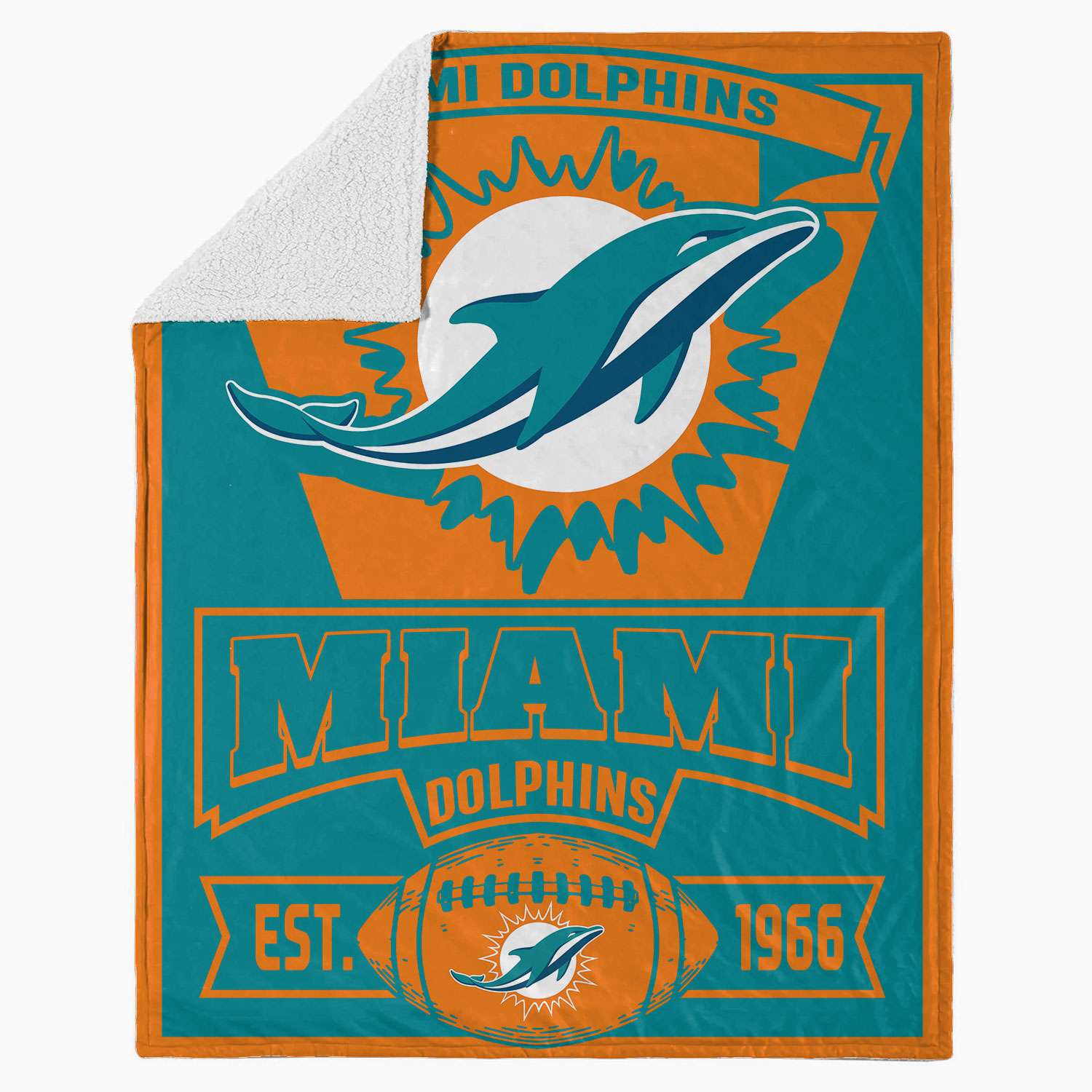 Retro Miami Dolphins Towel-READ