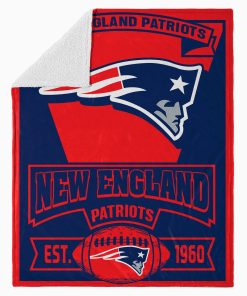 Mockup Blanket 4 BLK0322 New England Patriots Vintage The Duke Est Blanket