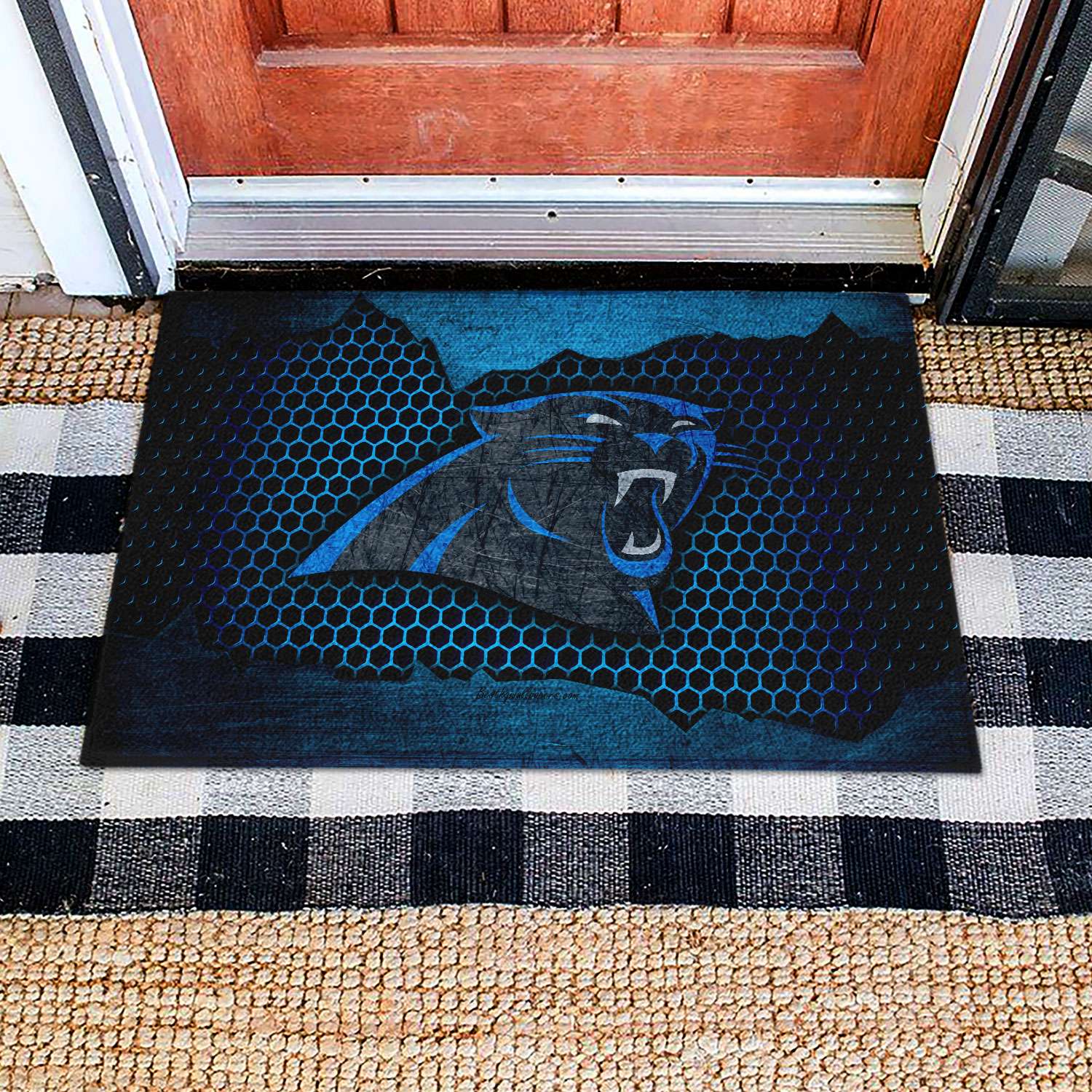 Carolina Panthers Dornier Rug Doormat