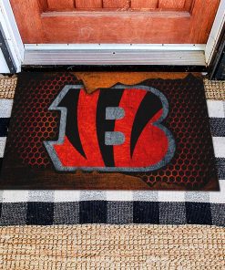 Mockup Doormat 1 DOOR007 Cincinnati Bengals Dornier Rug Doormat