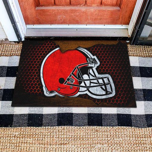 Mockup Doormat 1 DOOR008 Cleveland Browns Dornier Rug Doormat