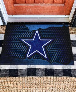 Mockup Doormat 1 DOOR009 Dallas Cowboys Dornier Rug Doormat
