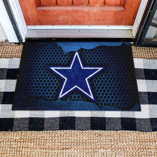 Mockup Doormat 1 DOOR009 Dallas Cowboys Dornier Rug Doormat