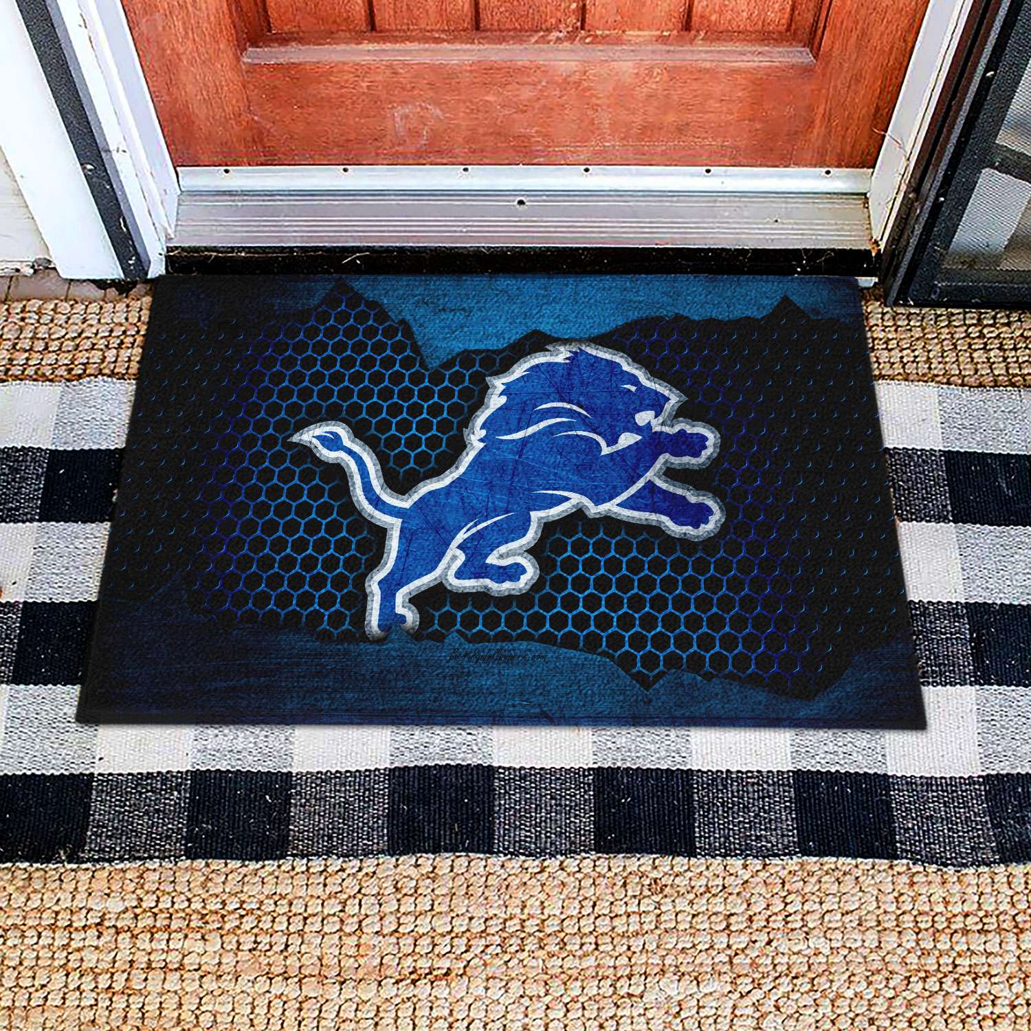 Detroit Lions Dornier Rug Doormat