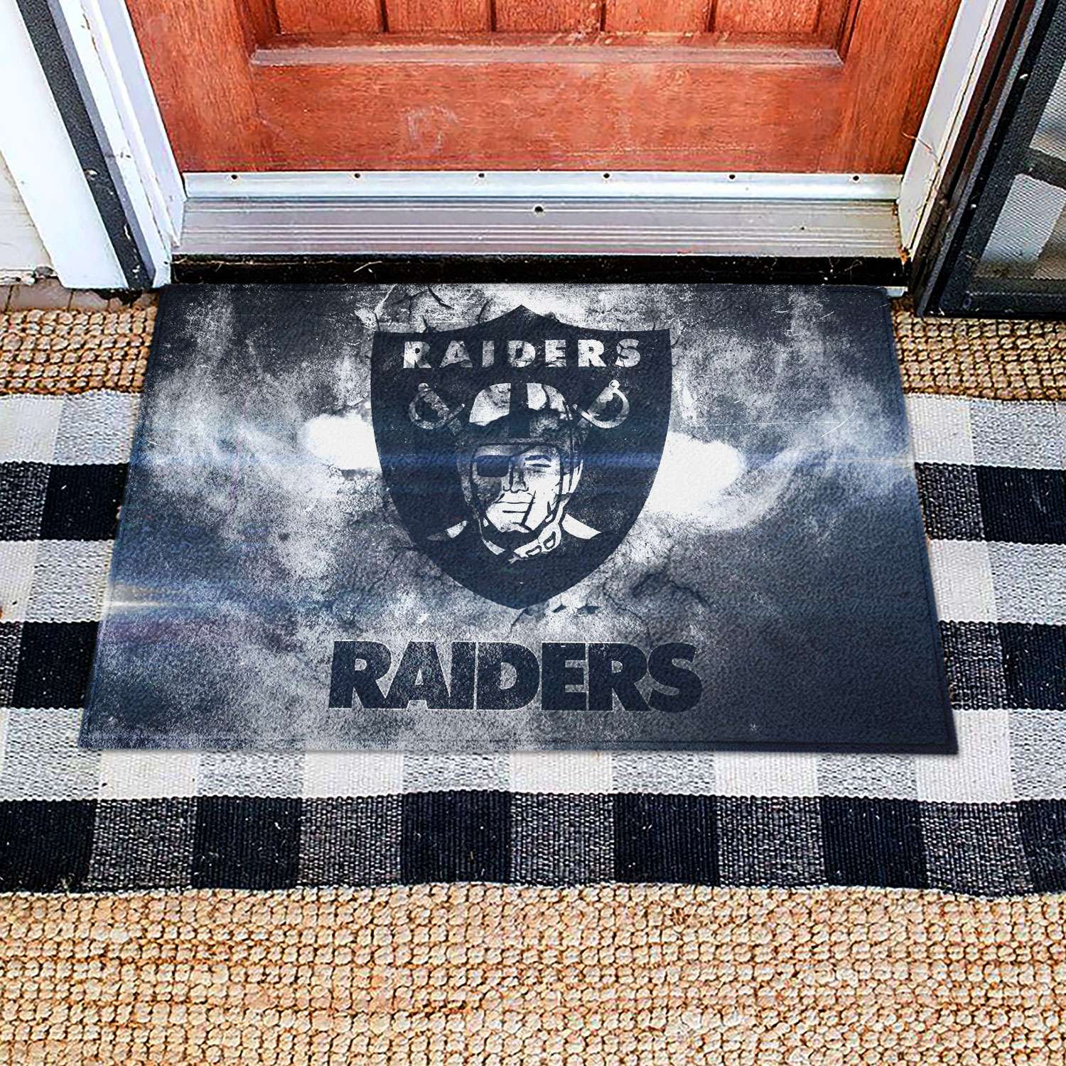 Las Vegas Raiders Dornier Rug Doormat