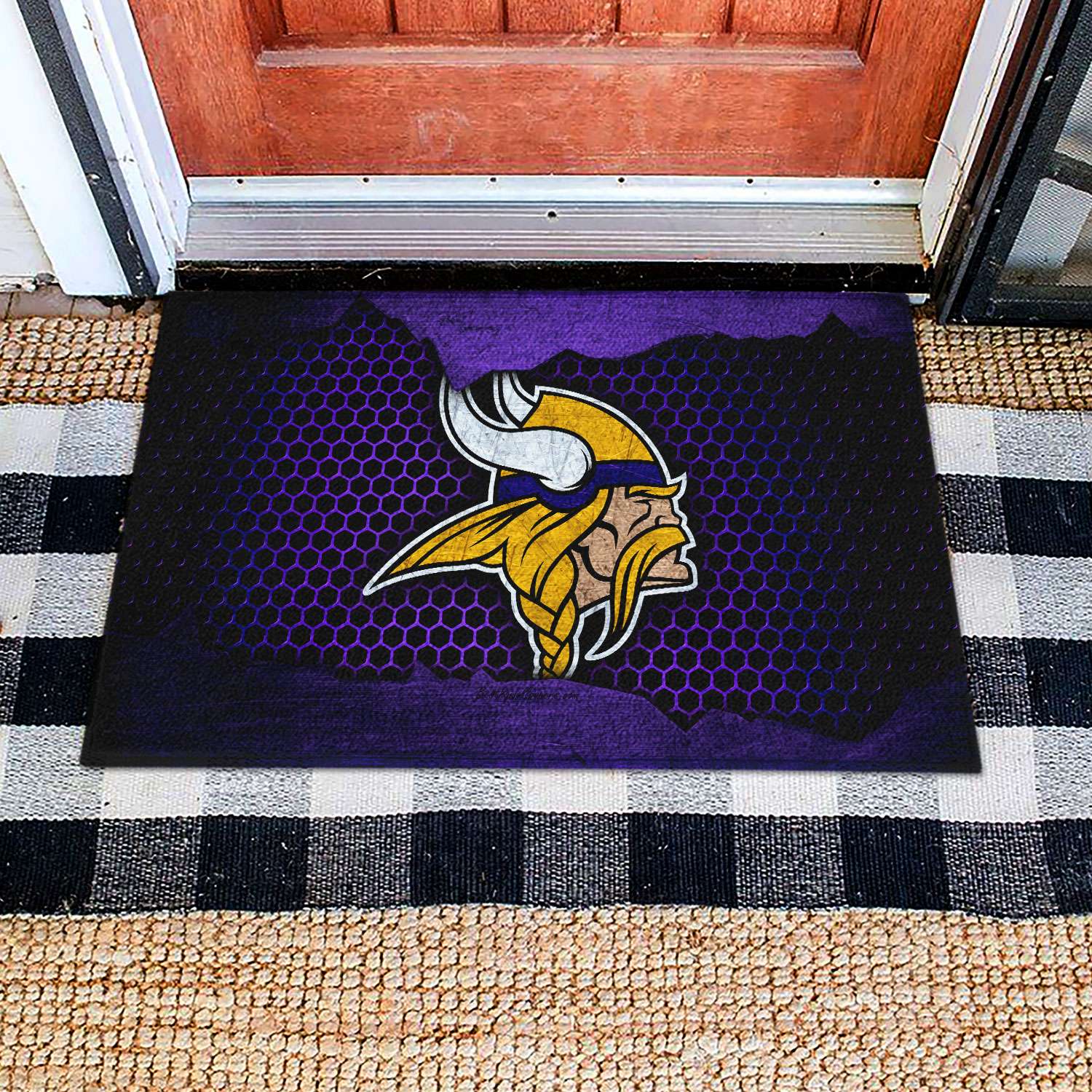 Minnesota Vikings Dornier Rug Doormat