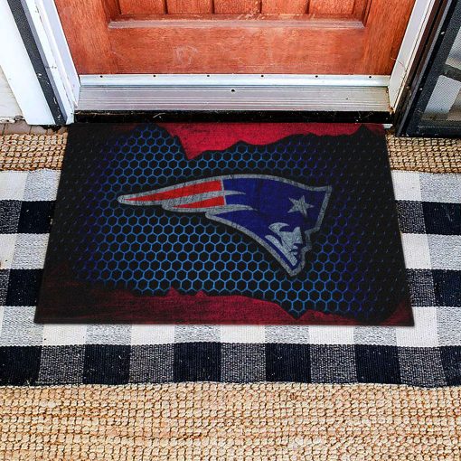 Mockup Doormat 1 DOOR022 New England Patriots Dornier Rug Doormat