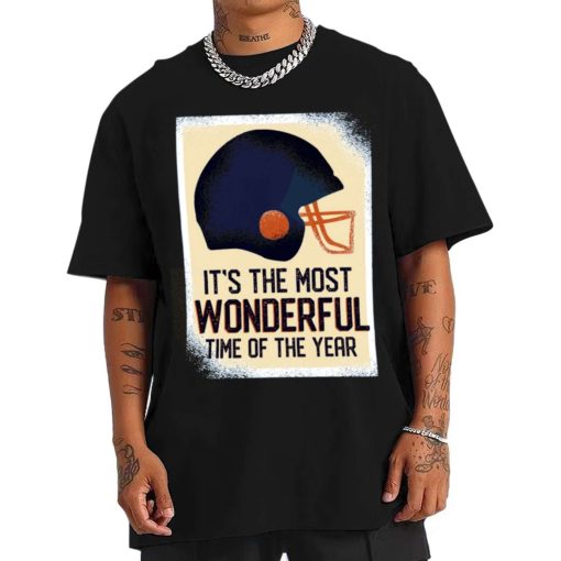 Mockup T Shirt 0 MEN FBALL28 The Most Wonderful Time Of The Year Football