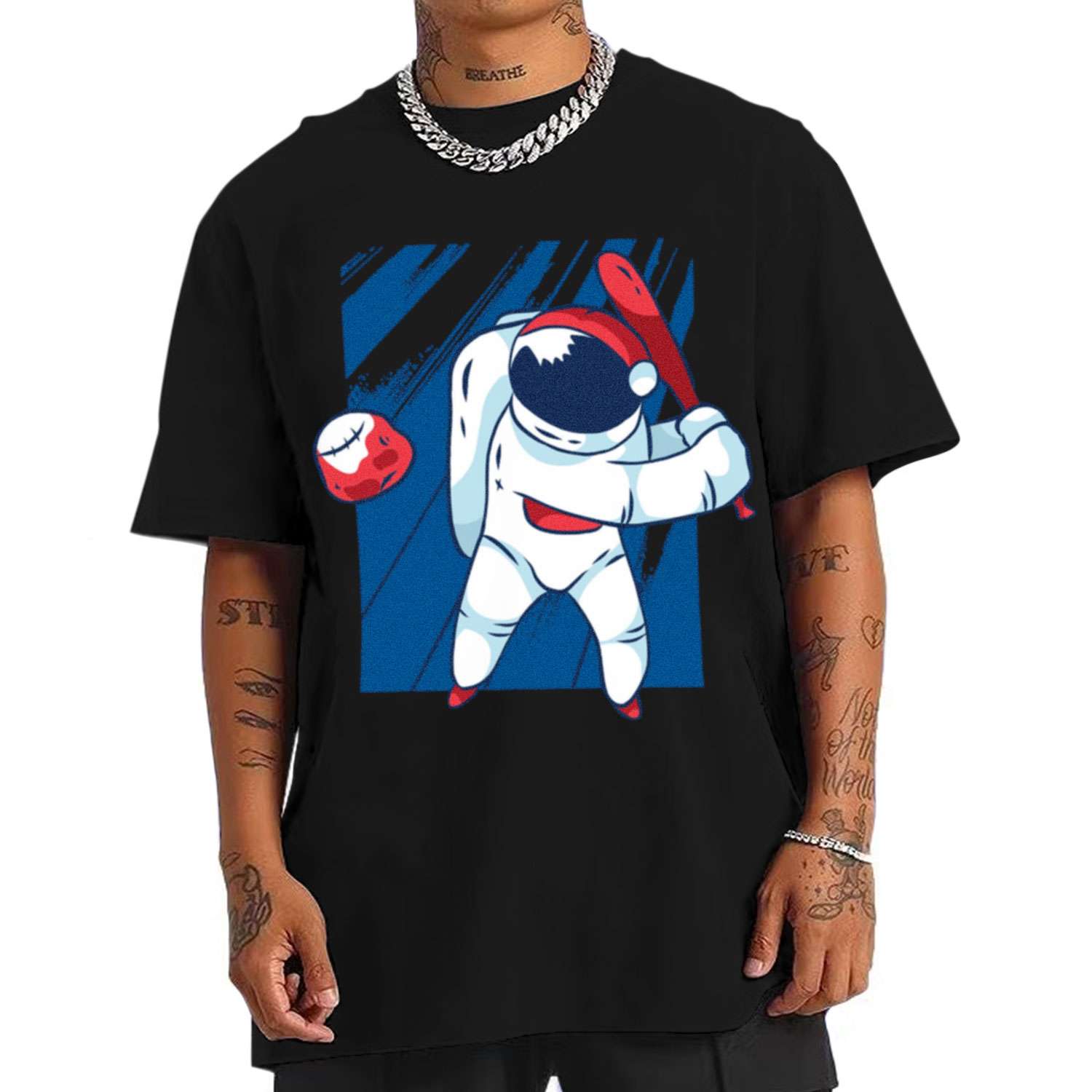 Astronaut Baseball T-shirt