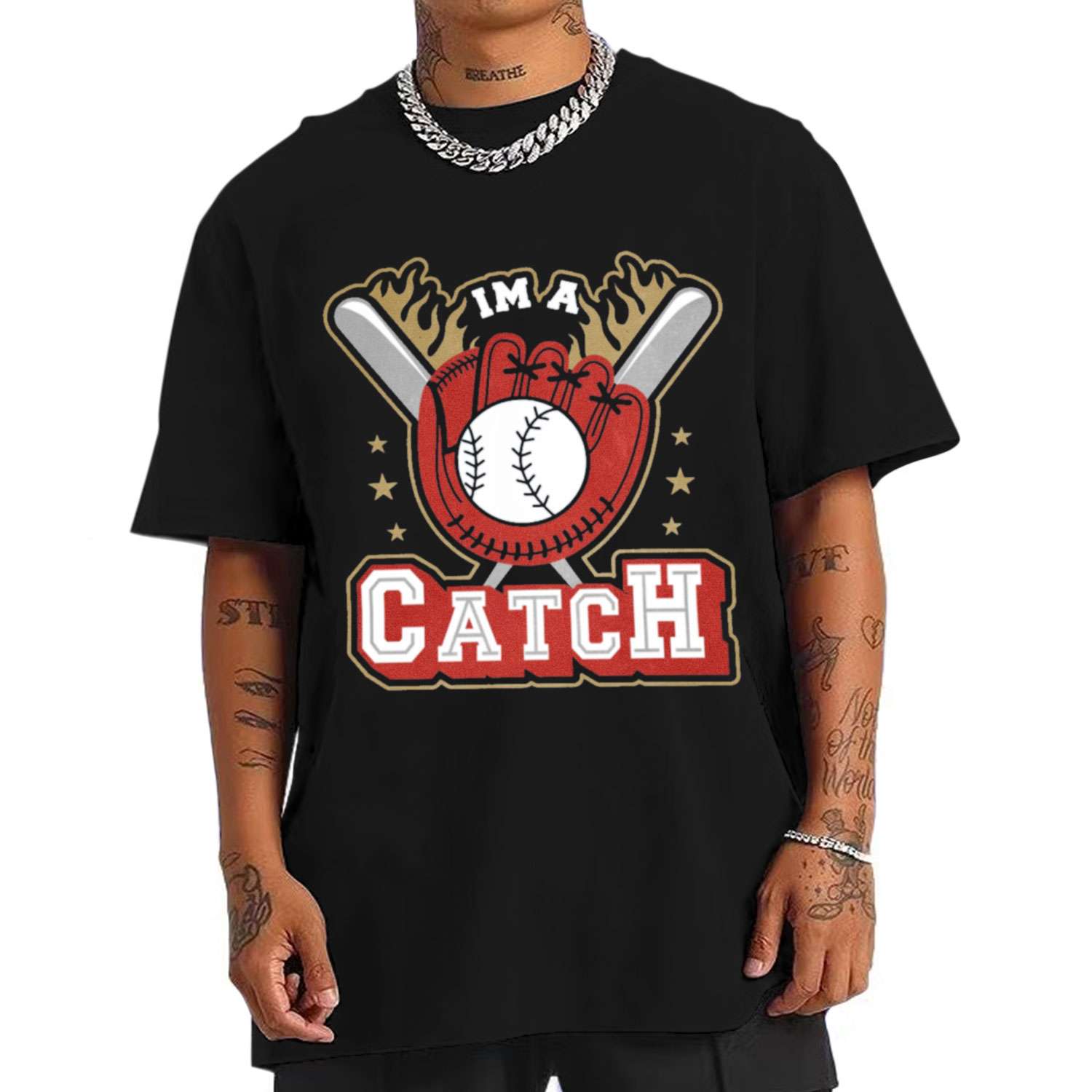 Baseball Fun Sport Equipment T-shirt