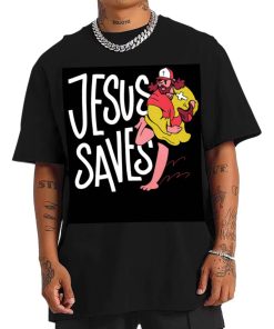Mockup T Shirt 1 MEN BASE16 Jesus Saves