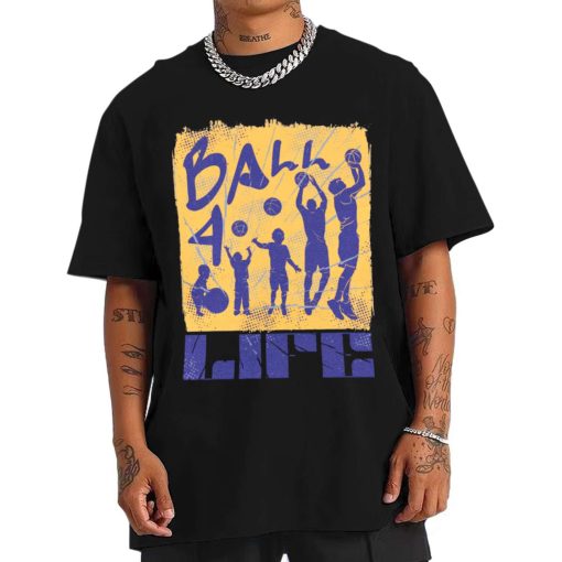 Mockup T Shirt 1 MEN BASK10 Basketball Life Graffiti