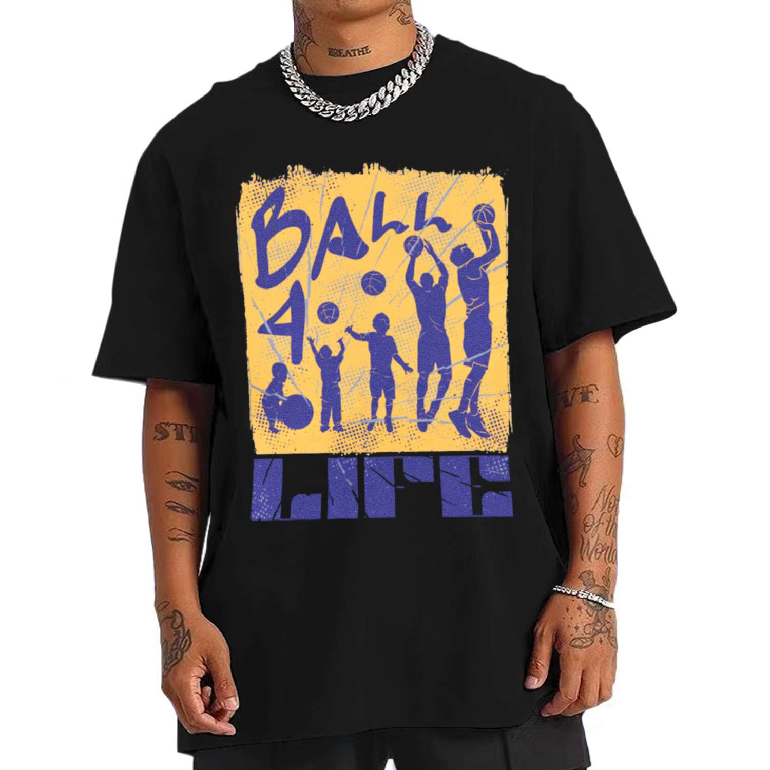 Basketball Life Graffiti T-shirt