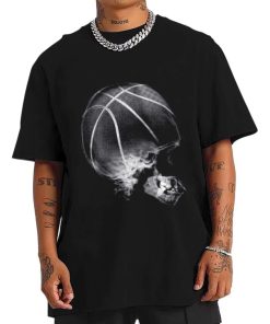 Mockup T Shirt 1 MEN BASK14 Basketball Skull X Ray