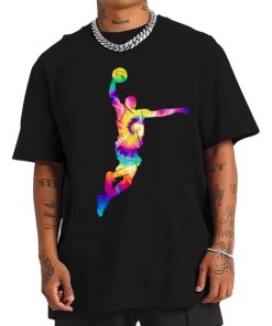 Mockup T Shirt 1 MEN BASK23 Tye Dye Basketball Player