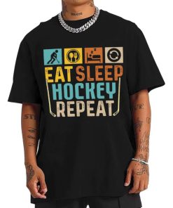Mockup T Shirt 1 MEN ICEH04 Eat Sleep Hockey Repeat Vintage