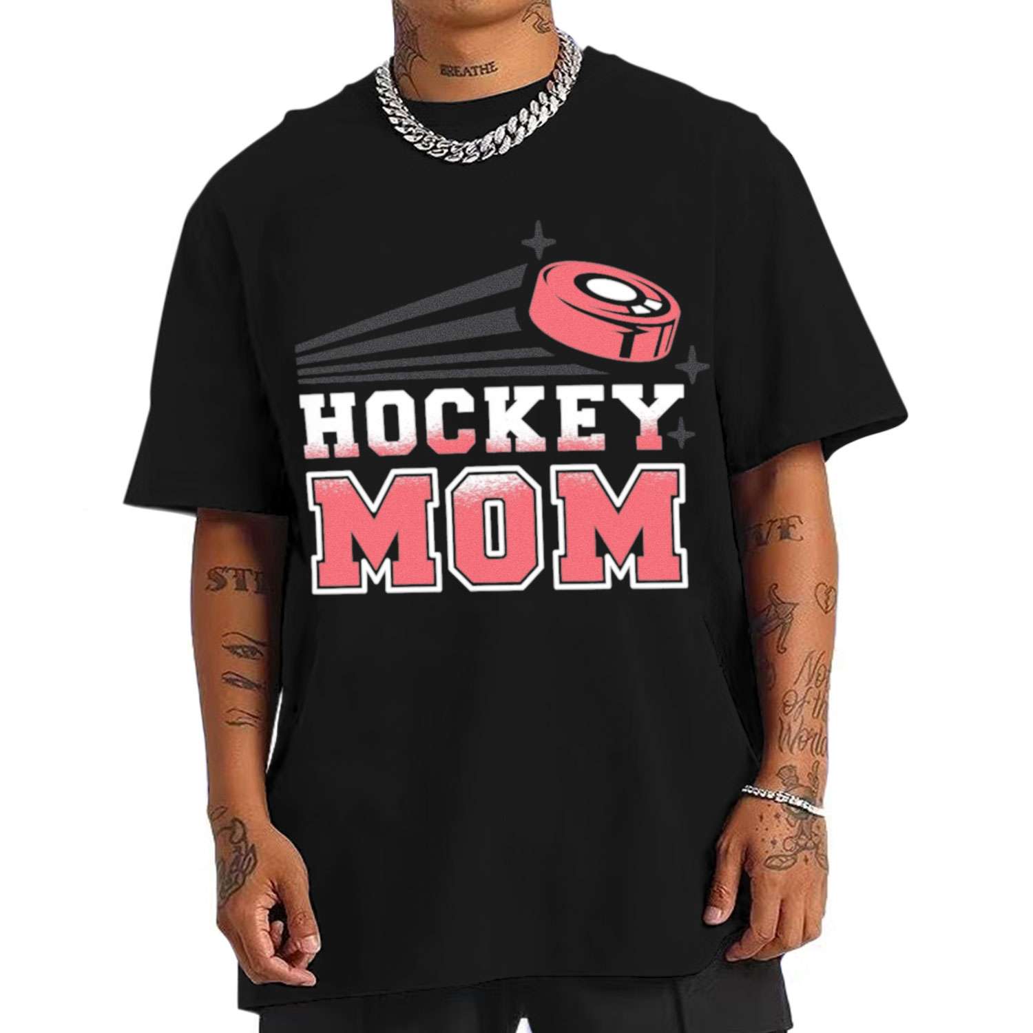 Hockey Sport Mom Quote T-shirt