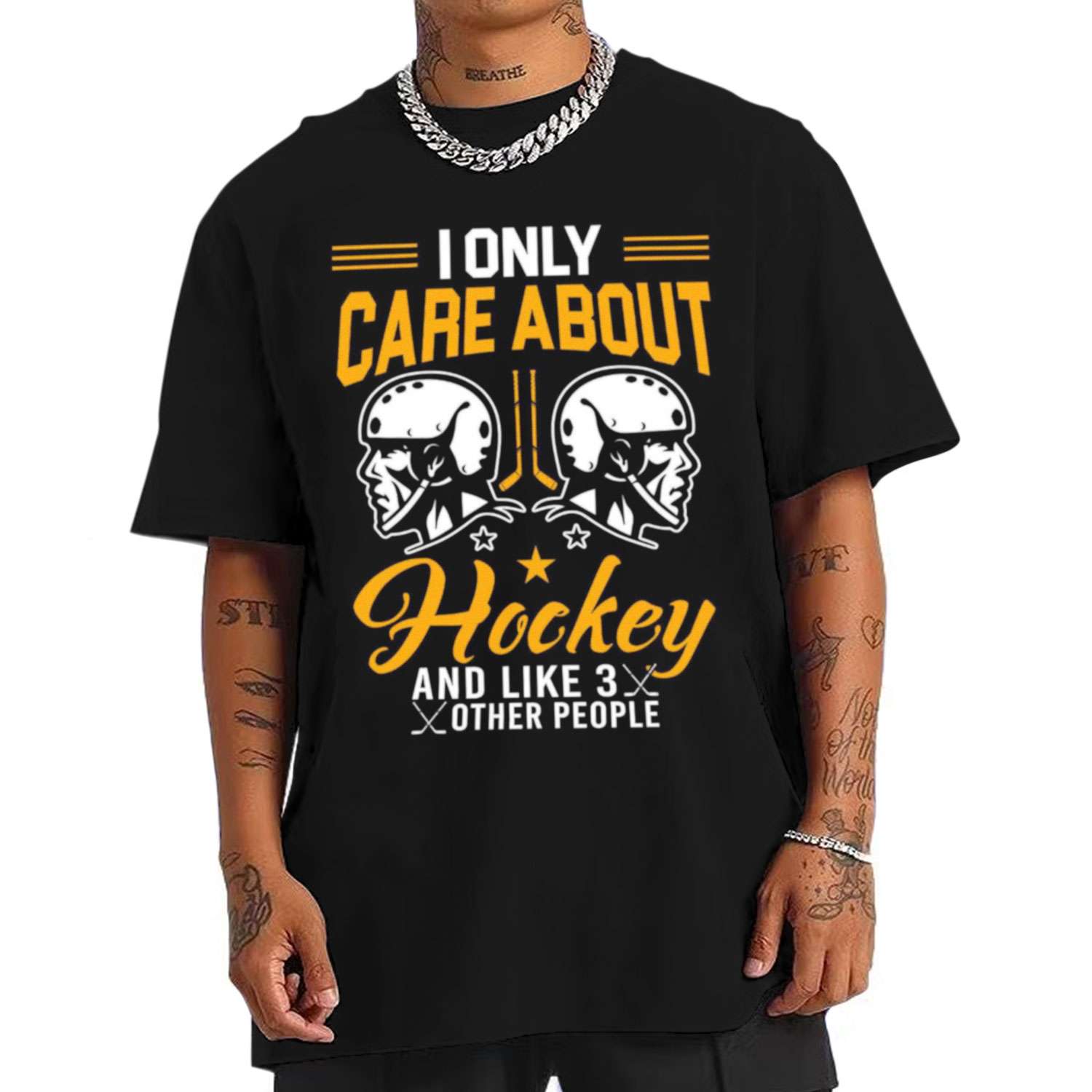 I Only Care About Hockey And Like 3 Other People T-shirt