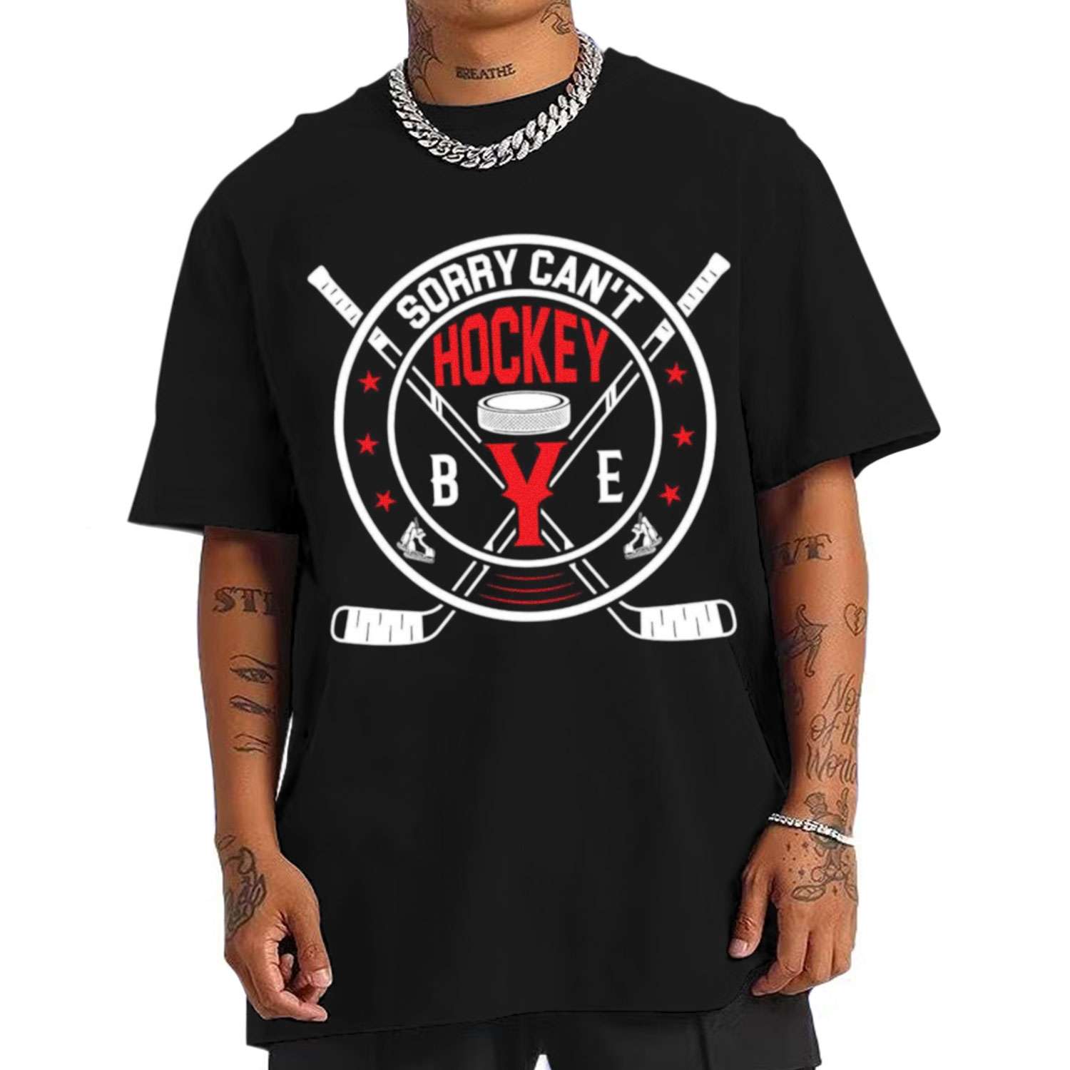 Sorry Can'T Hockey Bye T-shirt