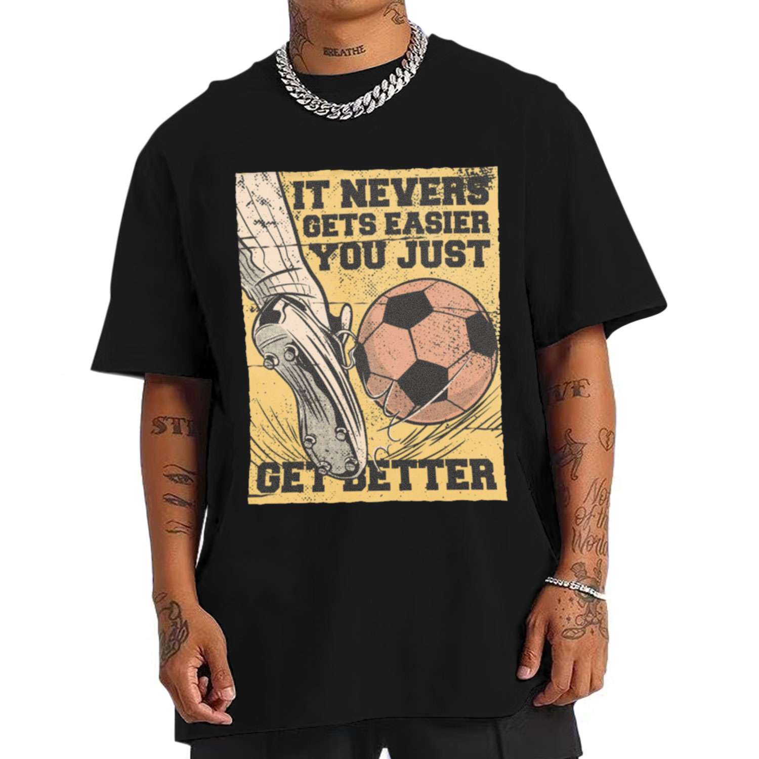 Foot Kicking Soccer Ball T-shirt