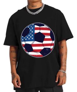 Mockup T Shirt 1 MEN SOCC11 USA Soccer Ball Quatar 2022