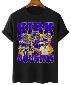 Mockup T Shirt 1 TSBN007 Kirk Cousins Captain Bootleg Style Minnesota Vikings