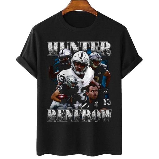 Mockup T Shirt 1 TSBN011 Hunter Renfrow Bootleg Style Las Vegas Raiders