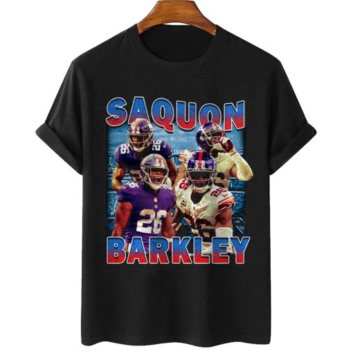 Mockup T Shirt 1 TSBN013 Saquon Barkley Bootleg Style New York Giants