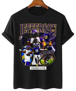Mockup T Shirt 1 TSBN014 Justin Jefferson Bootleg Style Minnesota Vikings 1