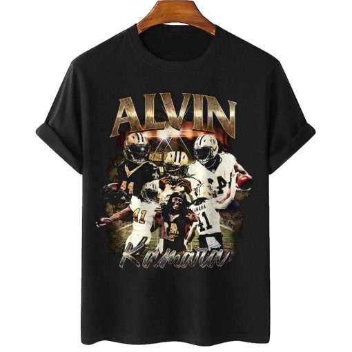 Mockup T Shirt 1 TSBN015 Alvin Kamara Bootleg Style New Orleans Saints